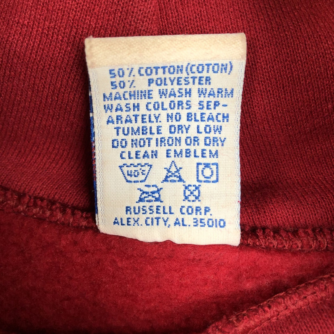 Vintage 90'S Russell blank sweatshirt, made in the USA, size XXL. cotton red type Vintage Second Hand