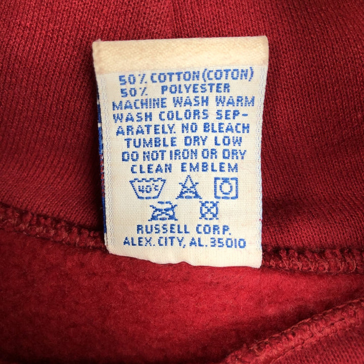 Vintage 90'S Russell blank sweatshirt, made in the USA, size XXL. cotton red type Vintage Second Hand
