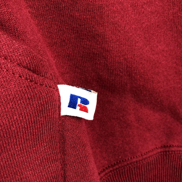 Vintage 90'S Russell blank sweatshirt, made in the USA, size XXL. cotton red type Vintage Second Hand