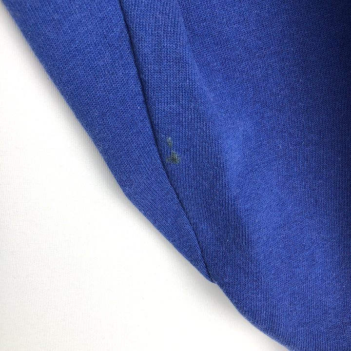 Vintage 90'S Russell plain blank sweatshirt/hoodie, size L, men's cotton blue type Vintage Second Hand