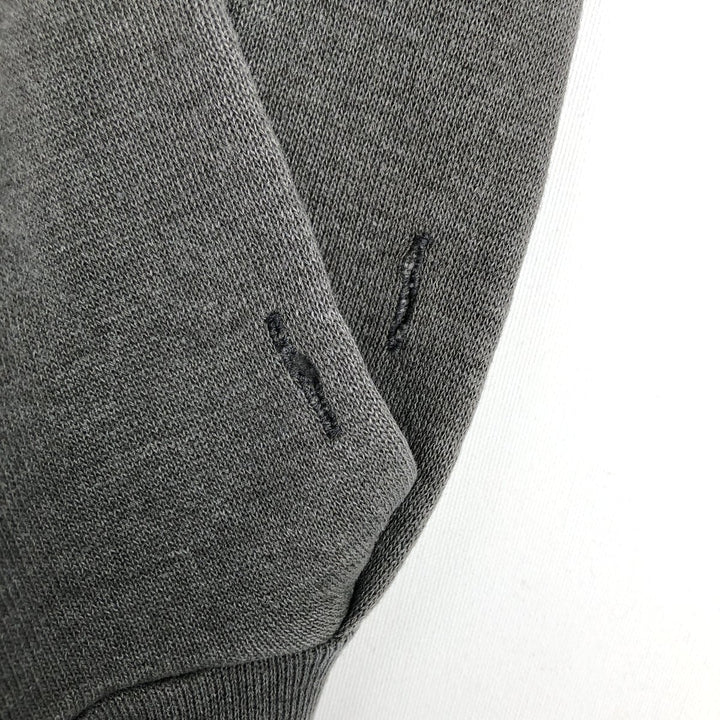 90'S Russell plain blank sweatshirt hoodie men's XL vintage cotton gray type Vintage Second Hand