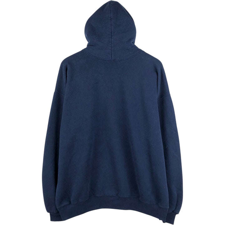 Vintage 90'S Russell blank sweatshirt, made in the USA, size XXL. cotton navy blue type Vintage Second Hand
