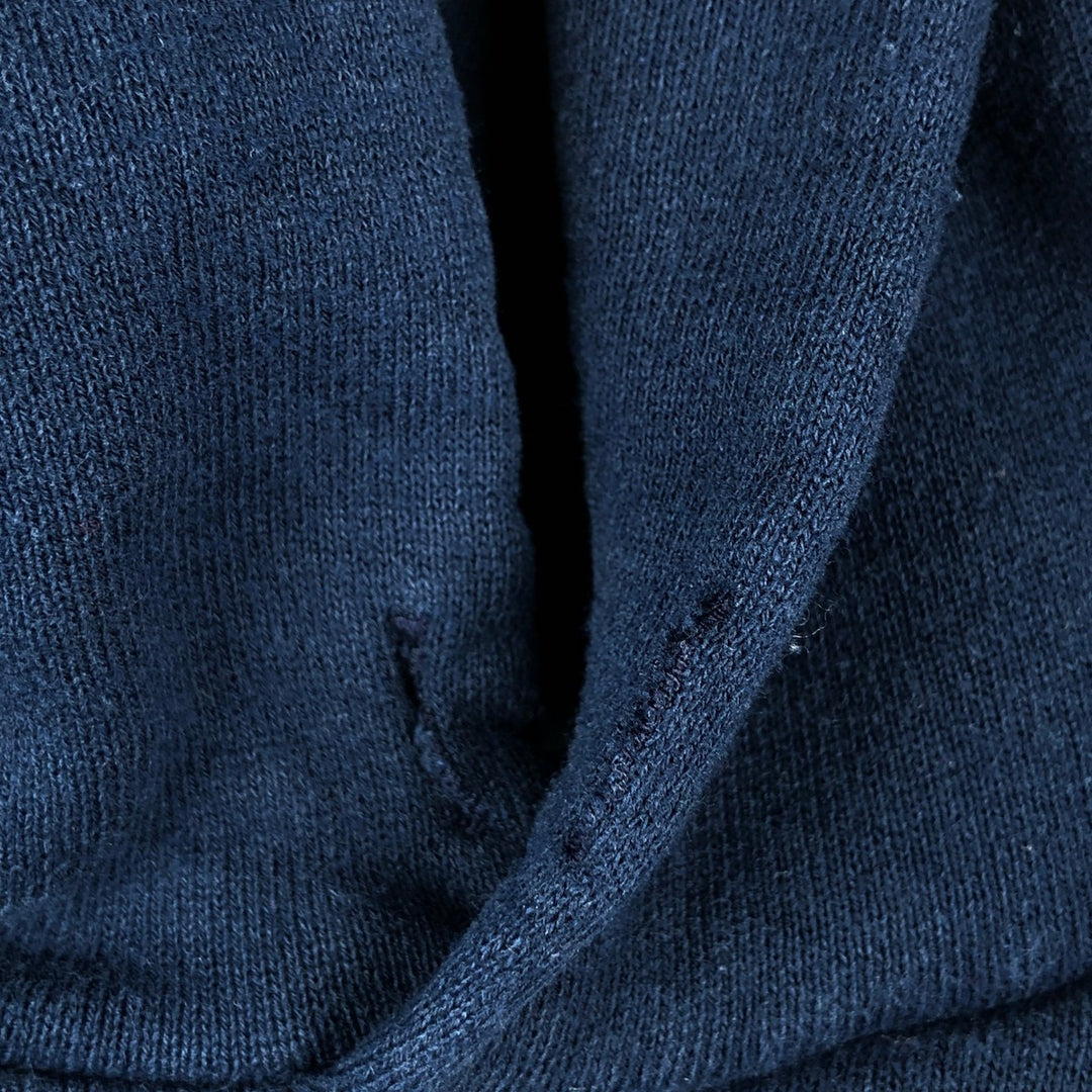 Vintage 90'S Russell blank sweatshirt, made in the USA, size XXL. cotton navy blue type Vintage Second Hand