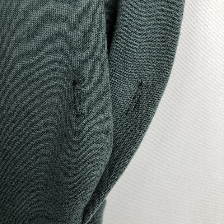 90'S Russell plain blank sweatshirt hoodie men's M size vintage cotton green type Vintage Second Hand