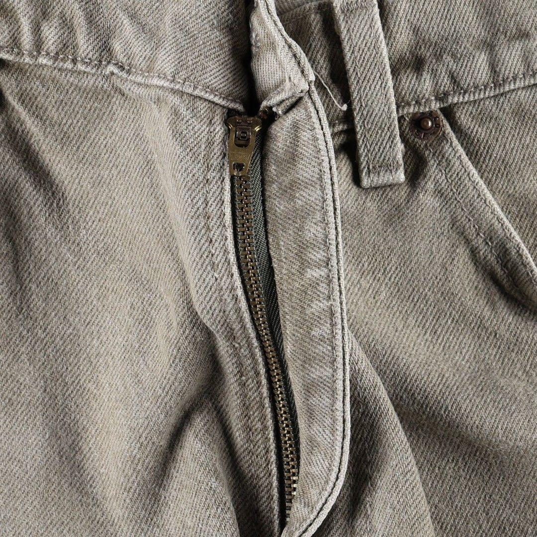 90'S Levi's 550 Relaxed Fit Tapered Leg Orange Tab Tapered Denim Pants, Made in USA, Men's W35 (approx.), Vintage cotton Khaki type Vintage Second Hand