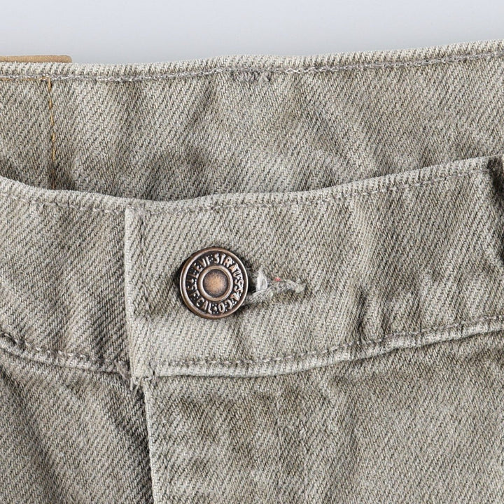 90'S Levi's 550 Relaxed Fit Tapered Leg Orange Tab Tapered Denim Pants, Made in USA, Men's W35 (approx.), Vintage cotton Khaki type Vintage Second Hand