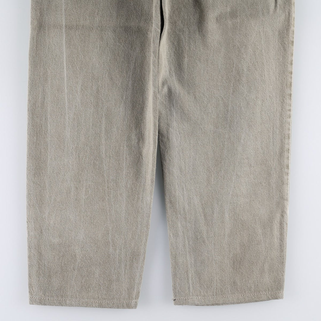 90'S Levi's 550 Relaxed Fit Tapered Leg Orange Tab Tapered Denim Pants, Made in USA, Men's W35 (approx.), Vintage cotton Khaki type Vintage Second Hand