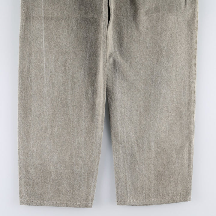 90'S Levi's 550 Relaxed Fit Tapered Leg Orange Tab Tapered Denim Pants, Made in USA, Men's W35 (approx.), Vintage cotton Khaki type Vintage Second Hand