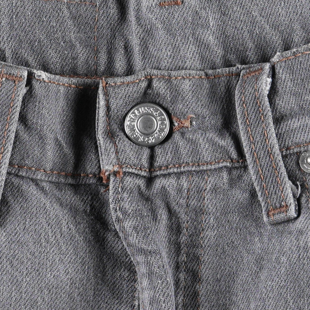 90'S Levi's 550 Relaxed Fit Tapered Leg Tapered Denim Pants Made in USA Men's W31 Vintage cotton gray type Vintage Second Hand