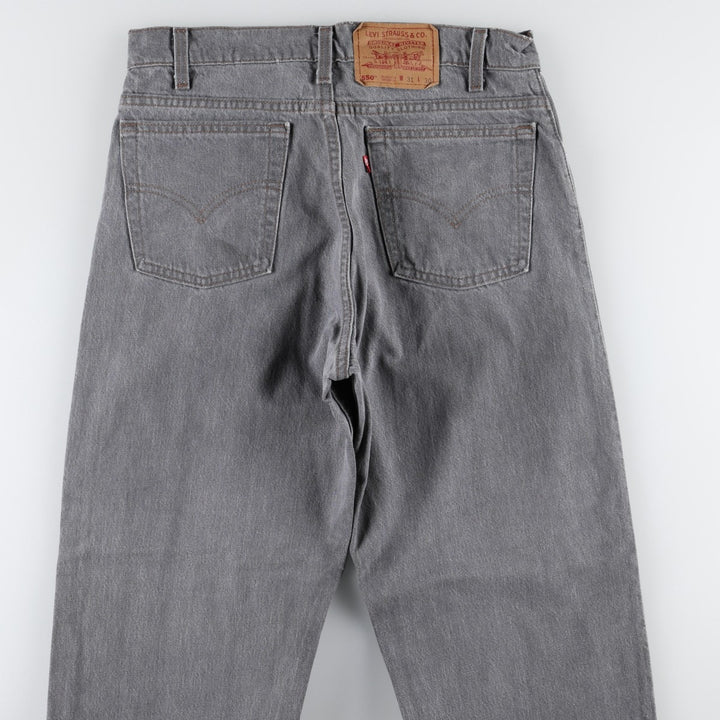 90'S Levi's 550 Relaxed Fit Tapered Leg Tapered Denim Pants Made in USA Men's W31 Vintage cotton gray type Vintage Second Hand