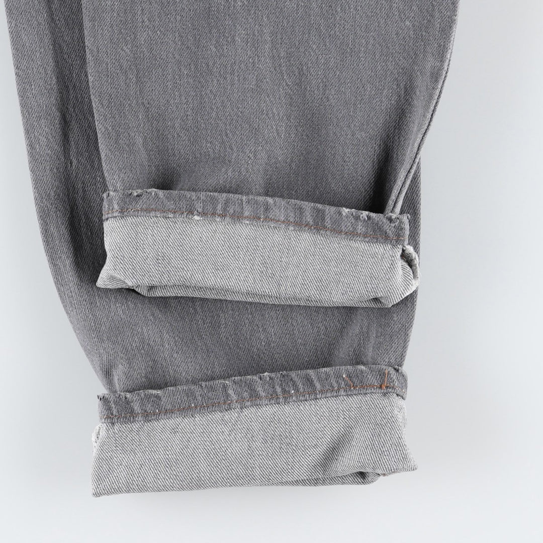90'S Levi's 550 Relaxed Fit Tapered Leg Tapered Denim Pants Made in USA Men's W31 Vintage cotton gray type Vintage Second Hand