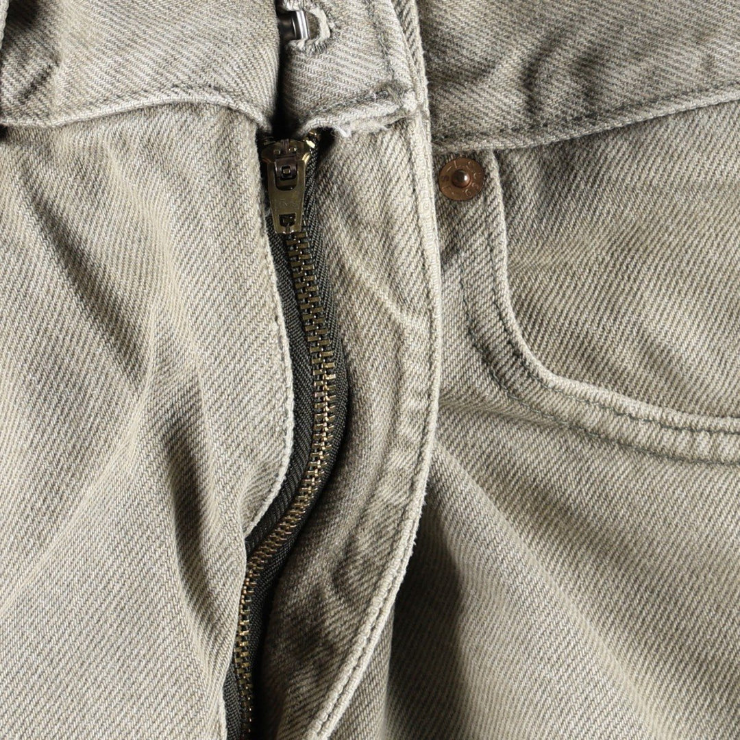 90'S Levi's 550 Relaxed Fit Tapered Denim Pants Made in USA Men's W34 Vintage cotton Khaki type Vintage Second Hand
