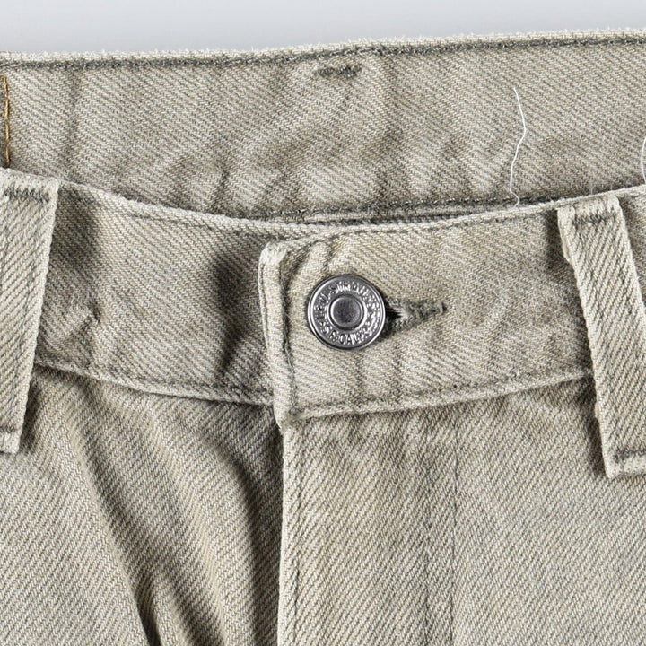 90'S Levi's 550 Relaxed Fit Tapered Denim Pants Made in USA Men's W34 Vintage cotton Khaki type Vintage Second Hand