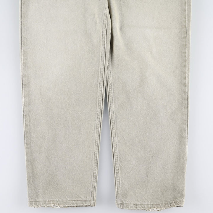 90'S Levi's 550 Relaxed Fit Tapered Denim Pants Made in USA Men's W34 Vintage cotton Khaki type Vintage Second Hand