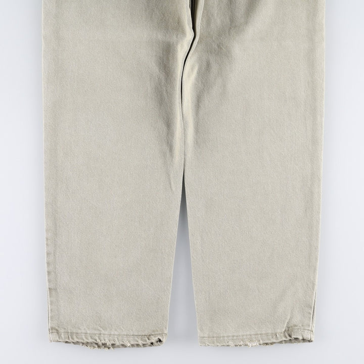 90'S Levi's 550 Relaxed Fit Tapered Denim Pants Made in USA Men's W34 Vintage cotton Khaki type Vintage Second Hand