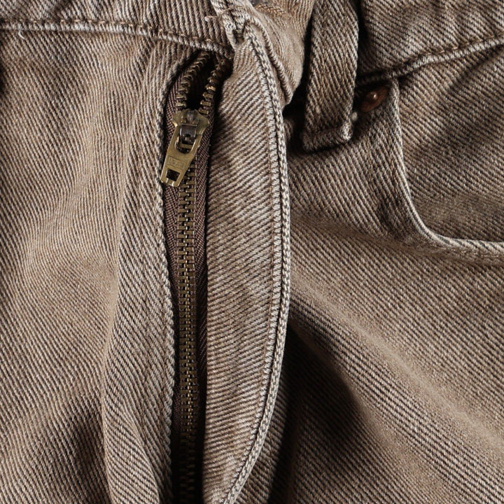 Levi's 550-0948 Tapered Denim Pants, Made in USA, Men's Size W34 (approx.) cotton Khaki type beige Vintage Second Hand