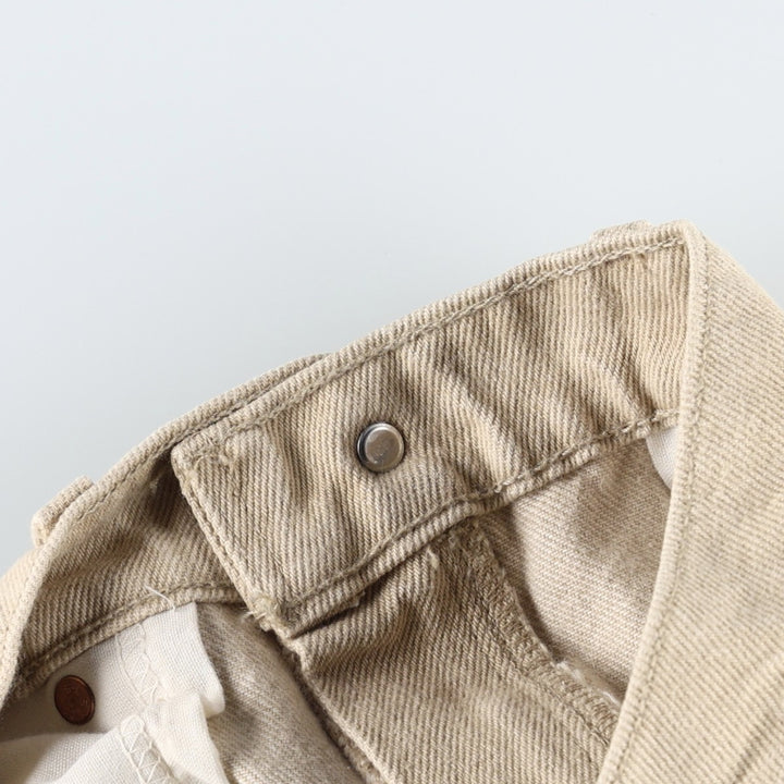90'S Levi's 550 Relaxed Fit Tapered Denim Pants Made in USA Men's W34 Vintage cotton Beige type Vintage Second Hand