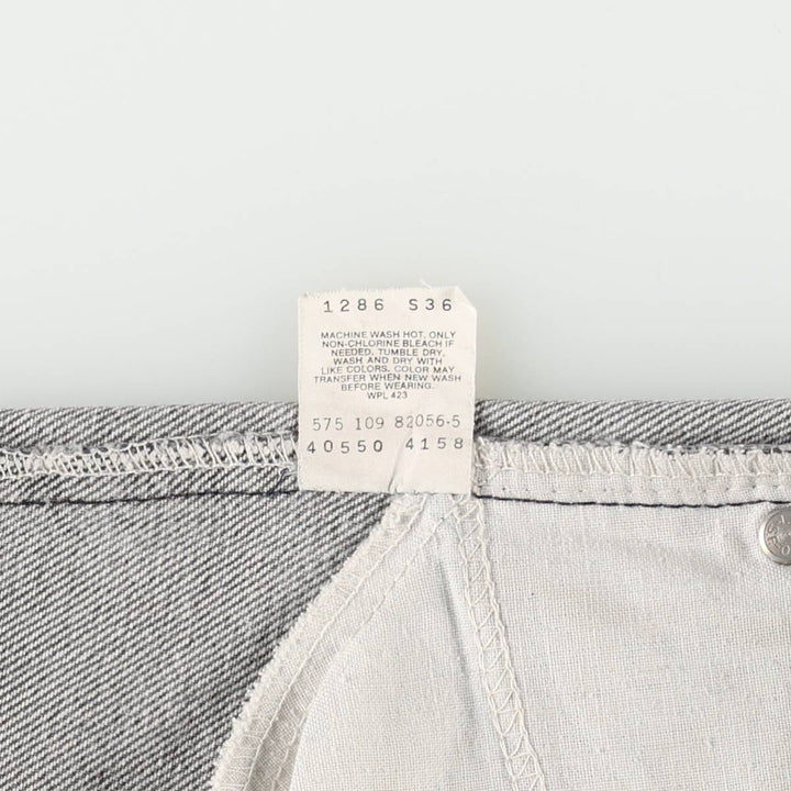 1990'S Levi's 40550 4158 Chemical Wash Tapered Denim Pants, Made in USA, Men's W32 (approx.), Vintage cotton gray type Vintage Second Hand