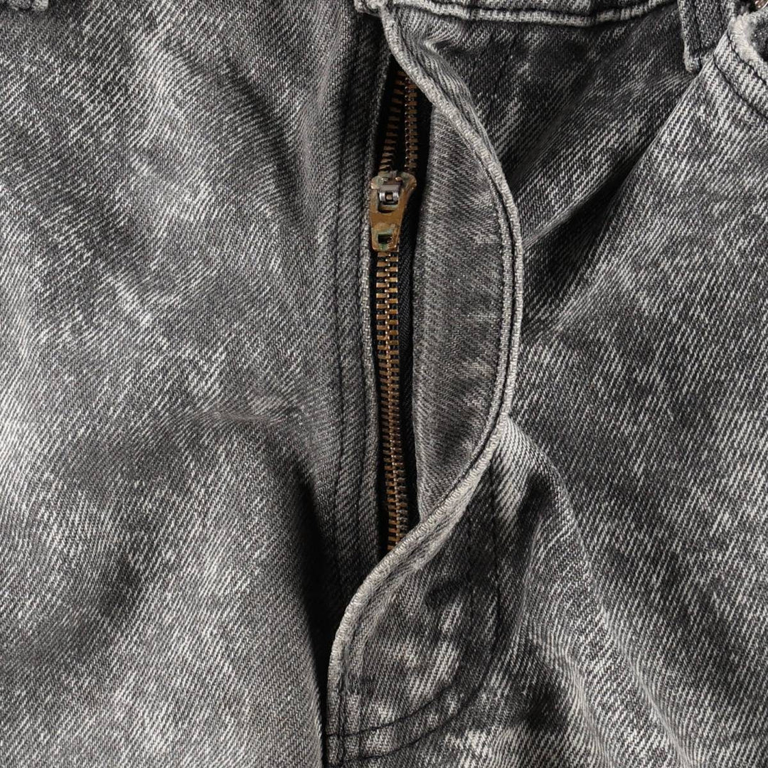 1990'S Levi's 40550 4158 Chemical Wash Tapered Denim Pants, Made in USA, Men's W32 (approx.), Vintage cotton gray type Vintage Second Hand