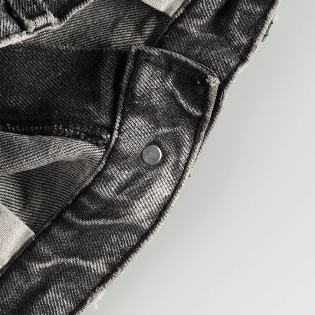 1990'S Levi's 40550 4158 Chemical Wash Tapered Denim Pants, Made in USA, Men's W32 (approx.), Vintage cotton gray type Vintage Second Hand