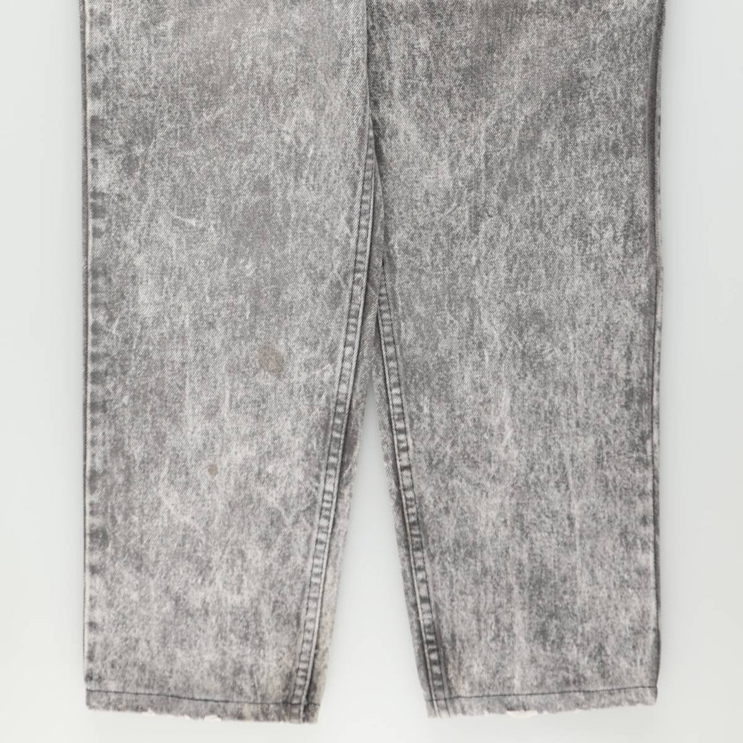 1990'S Levi's 40550 4158 Chemical Wash Tapered Denim Pants, Made in USA, Men's W32 (approx.), Vintage cotton gray type Vintage Second Hand