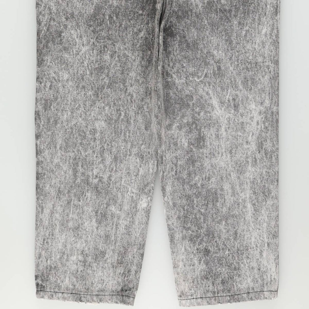 1990'S Levi's 40550 4158 Chemical Wash Tapered Denim Pants, Made in USA, Men's W32 (approx.), Vintage cotton gray type Vintage Second Hand