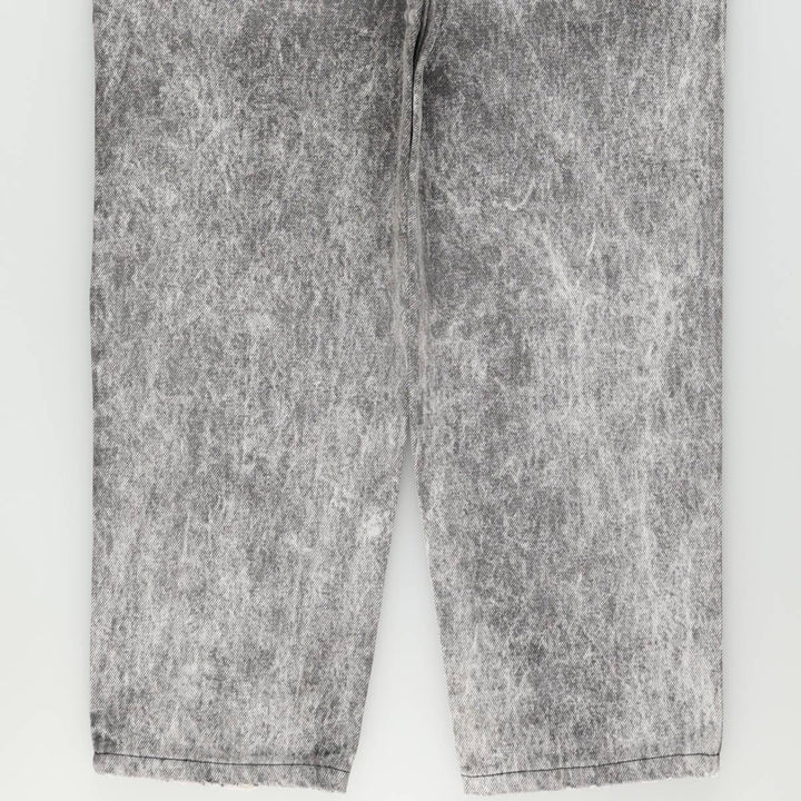 1990'S Levi's 40550 4158 Chemical Wash Tapered Denim Pants, Made in USA, Men's W32 (approx.), Vintage cotton gray type Vintage Second Hand