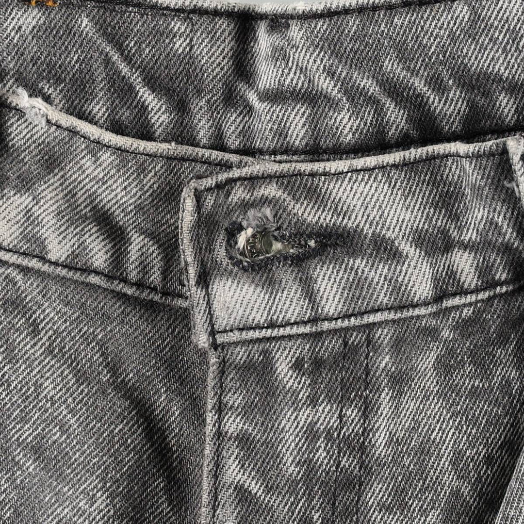 1990'S Levi's 40550 4158 Chemical Wash Tapered Denim Pants, Made in USA, Men's W32 (approx.), Vintage cotton gray type Vintage Second Hand