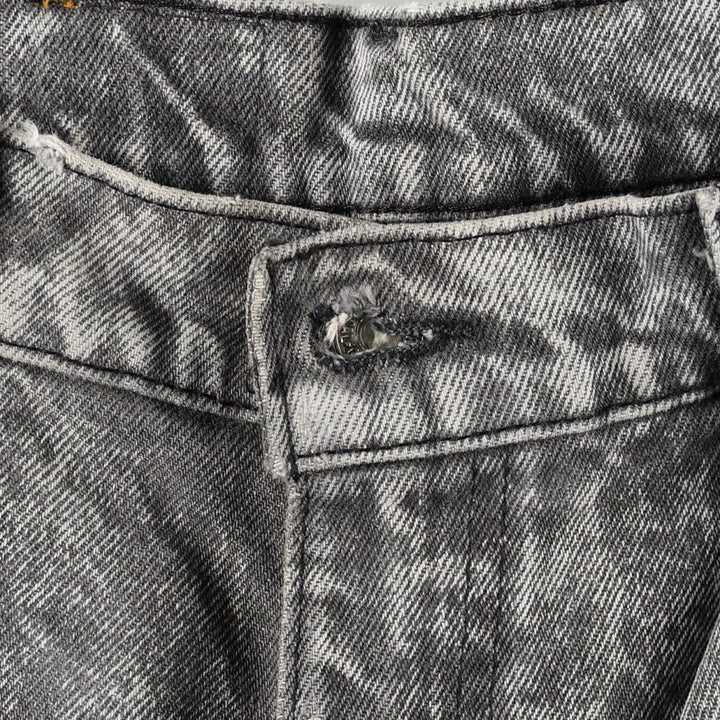 1990'S Levi's 40550 4158 Chemical Wash Tapered Denim Pants, Made in USA, Men's W32 (approx.), Vintage cotton gray type Vintage Second Hand