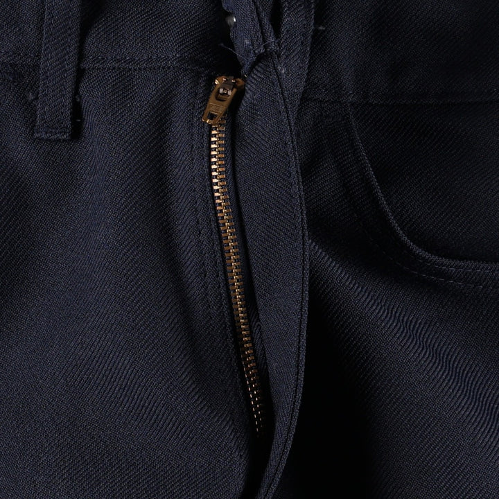 1990'S Levi's 10517-6117 slacks, made in USA, men's size W34 (approx.), vintage. polyester navy blue type Vintage Second Hand