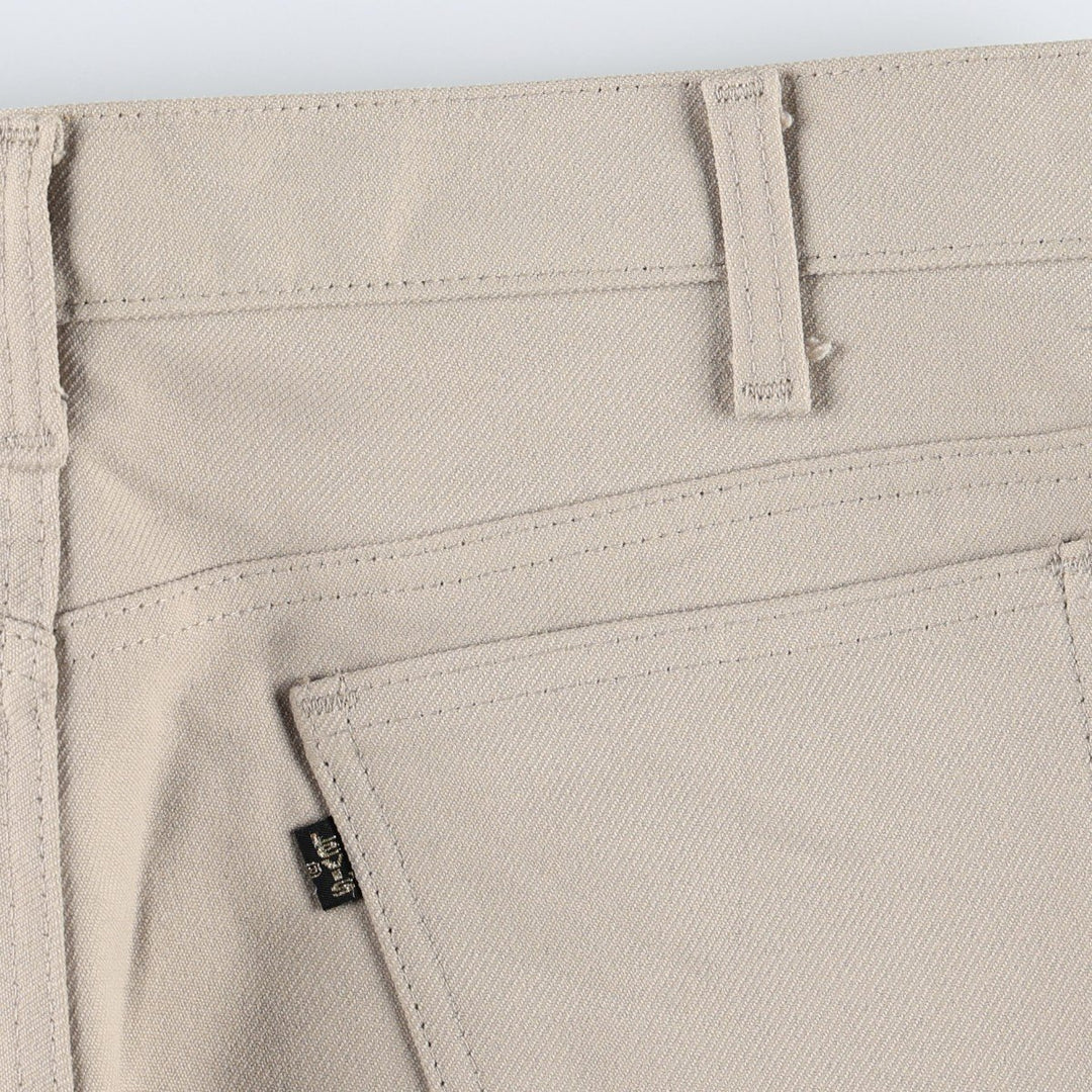 ~1980'S Levi's 10517-6122 Slacks Pants, Men's W34 (approx.), Vintage unclear Beige type Vintage Second Hand