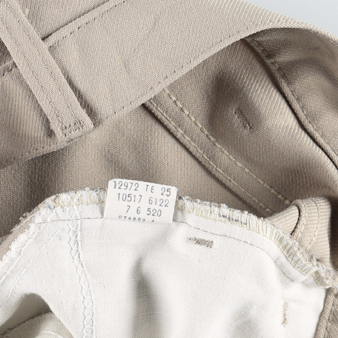 ~1980'S Levi's 10517-6122 Slacks Pants, Men's W34 (approx.), Vintage unclear Beige type Vintage Second Hand