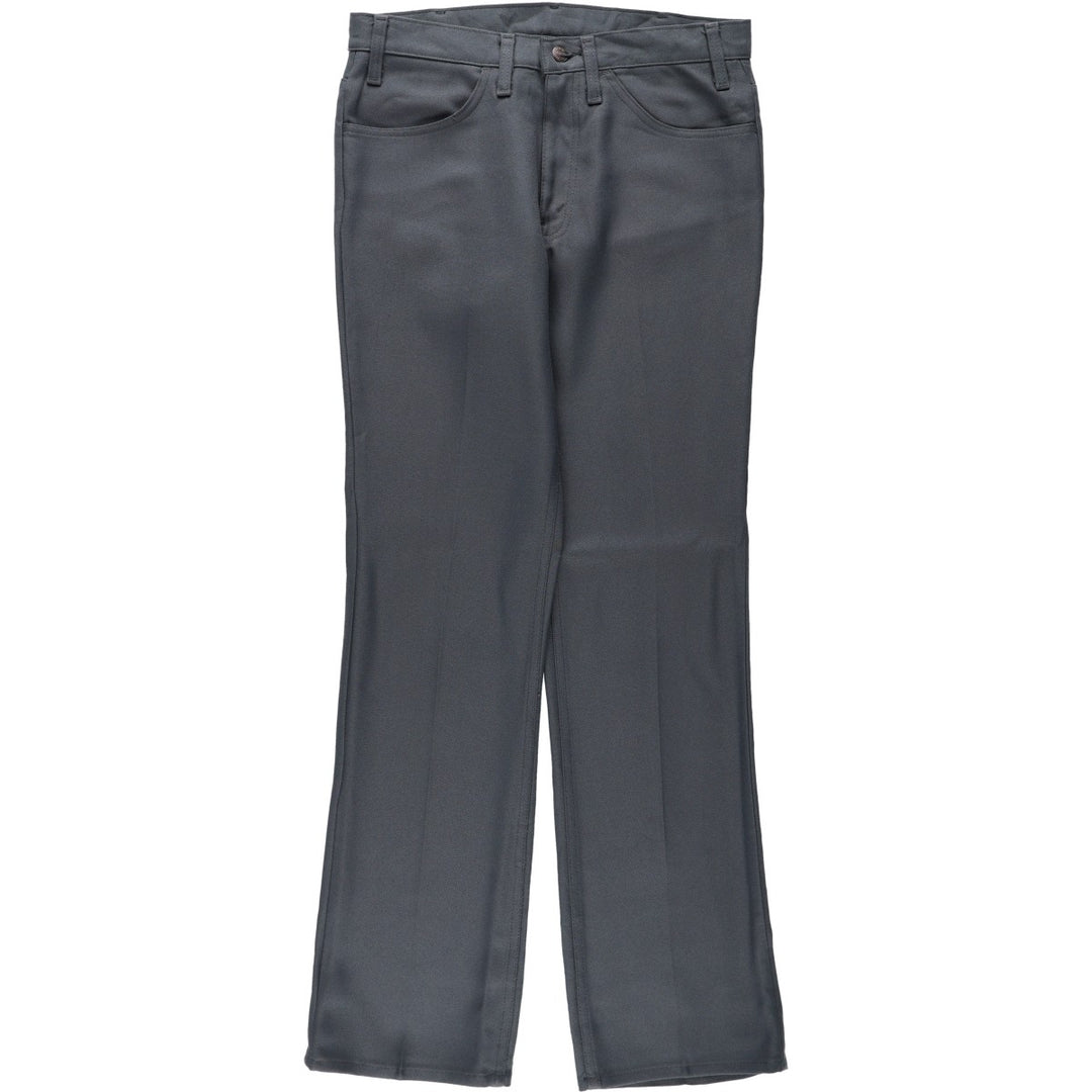 1980'S Levi's 10517-6155 Slacks Pants, Made in USA, Men's W32 (approx.), Vintage polyester gray type Vintage Second Hand