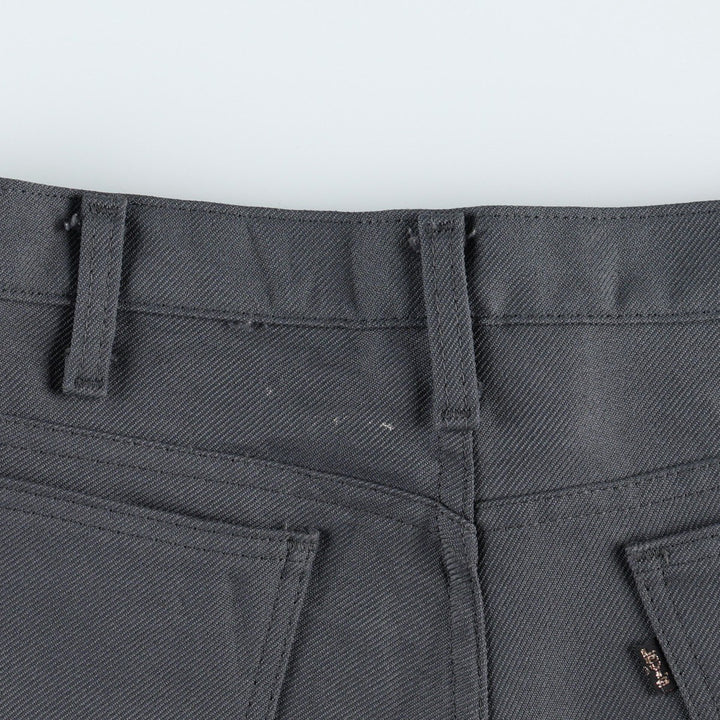 1980'S Levi's 10517-6155 Slacks Pants, Made in USA, Men's W32 (approx.), Vintage polyester gray type Vintage Second Hand