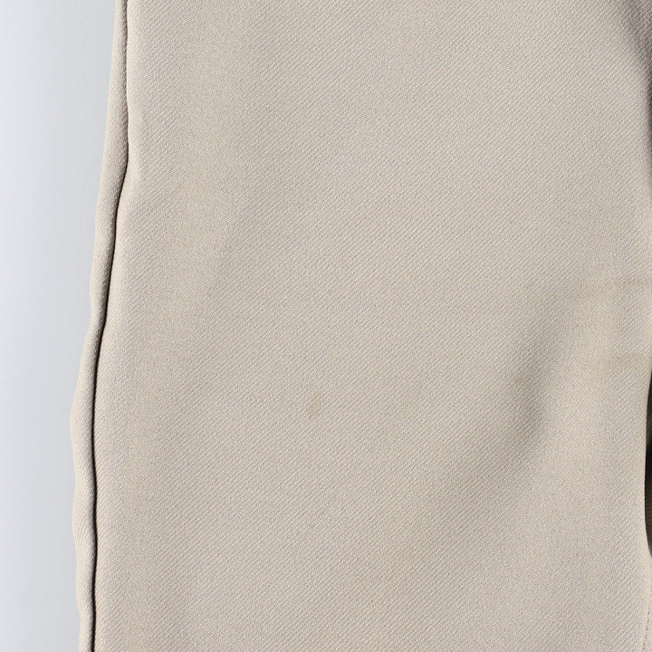 1980'S Levi's STA-PREST 10517-6122 Flare Pants, Made in USA, Men's W30 equivalent, Vintage polyester Beige type Vintage Second Hand