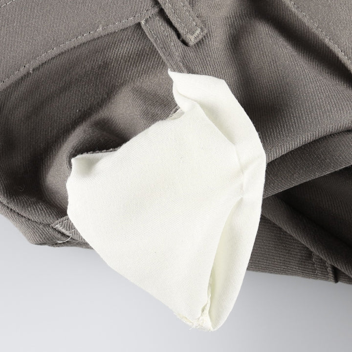 1990'S Levi's 10517-6126 Slacks Pants, Made in USA, Men's W33 (approx.), Vintage polyester Khaki type Vintage Second Hand