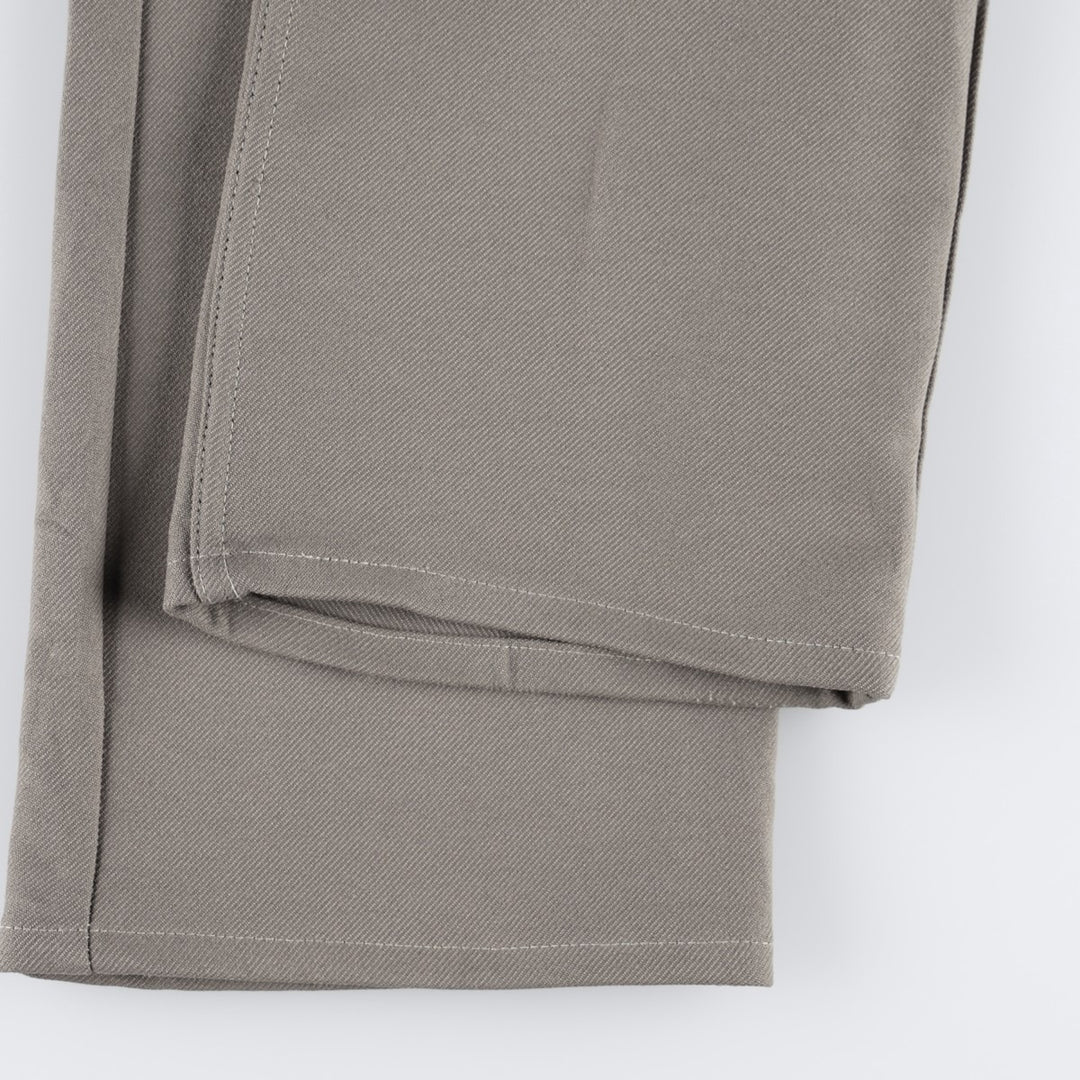 1990'S Levi's 10517-6126 Slacks Pants, Made in USA, Men's W33 (approx.), Vintage polyester Khaki type Vintage Second Hand