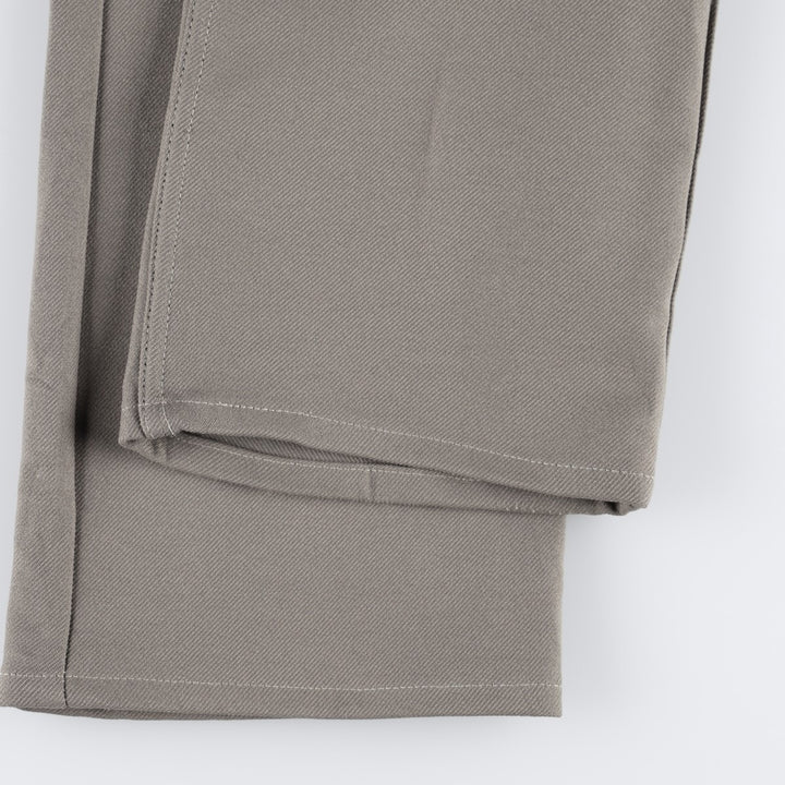 1990'S Levi's 10517-6126 Slacks Pants, Made in USA, Men's W33 (approx.), Vintage polyester Khaki type Vintage Second Hand