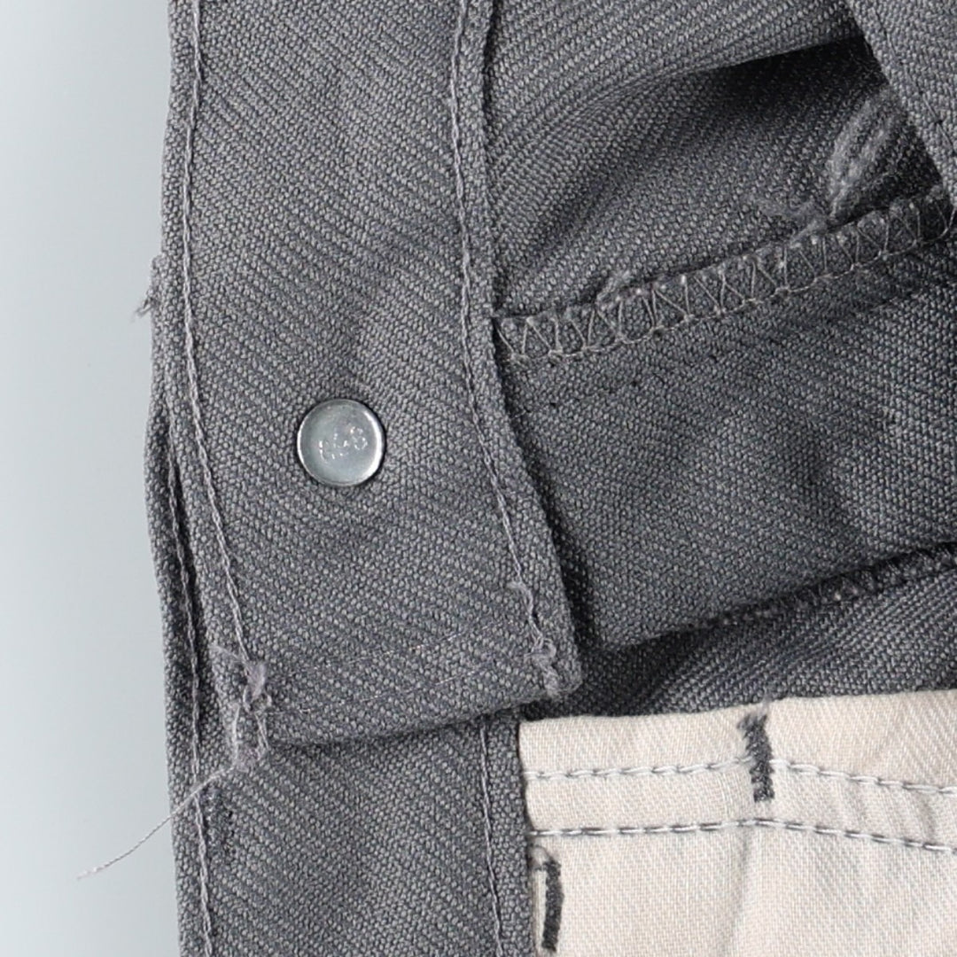 1980'S Levi's 10517-6154 Slacks Pants, Made in USA, Men's W32 (approx.), Vintage polyester gray type Vintage Second Hand