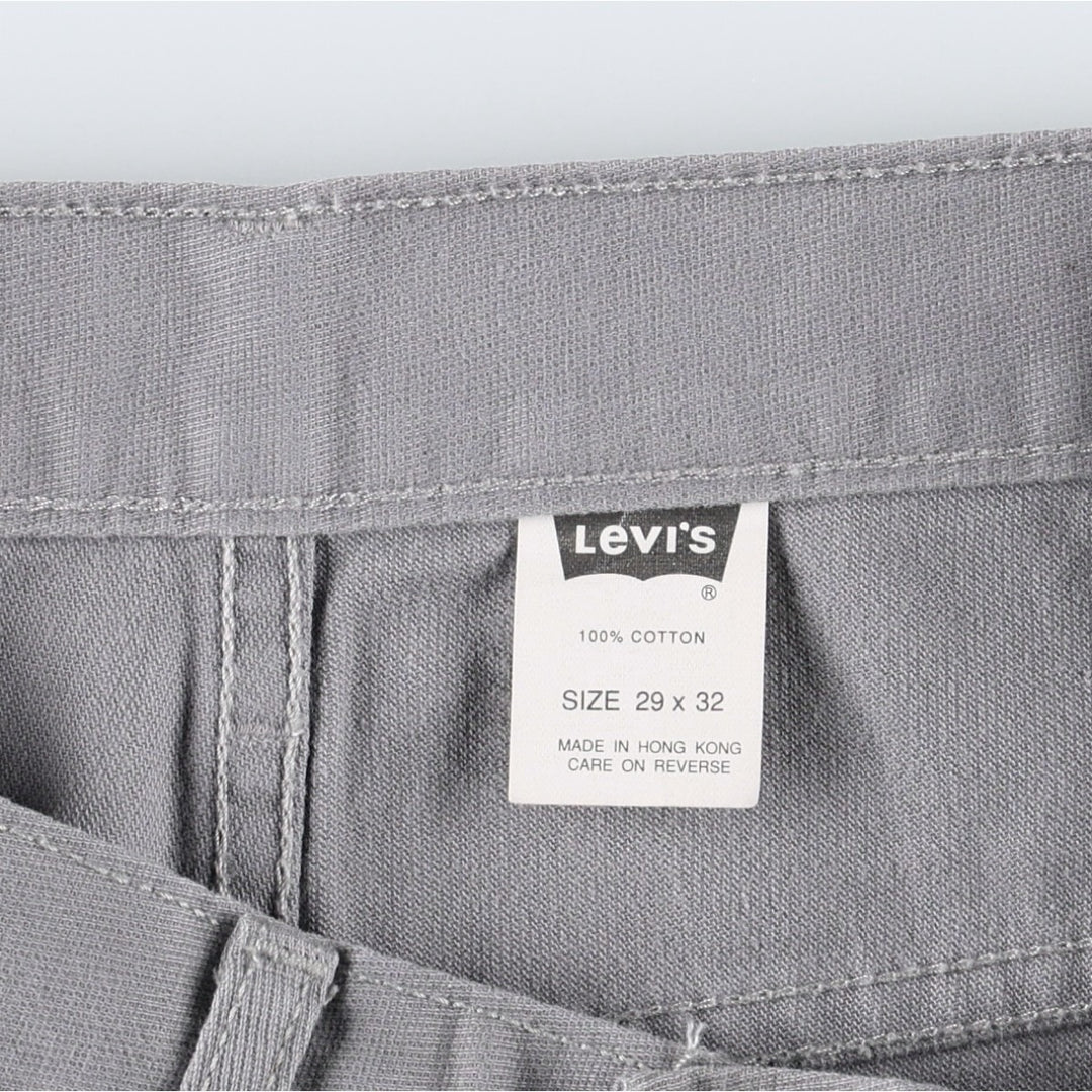 1990'S Levi's L2 Khakis Military Cargo Pants, Men's Size W31 (approx.), Vintage cotton gray type Vintage Second Hand