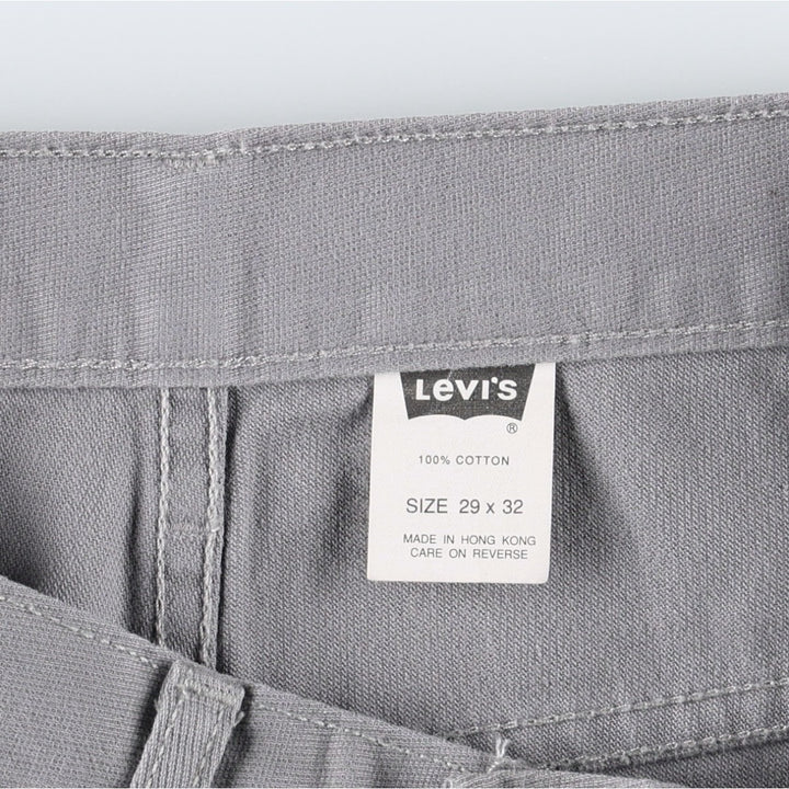 1990'S Levi's L2 Khakis Military Cargo Pants, Men's Size W31 (approx.), Vintage cotton gray type Vintage Second Hand