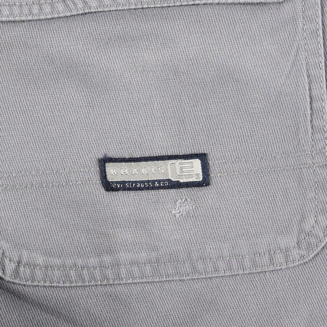 1990'S Levi's L2 Khakis Military Cargo Pants, Men's Size W31 (approx.), Vintage cotton gray type Vintage Second Hand