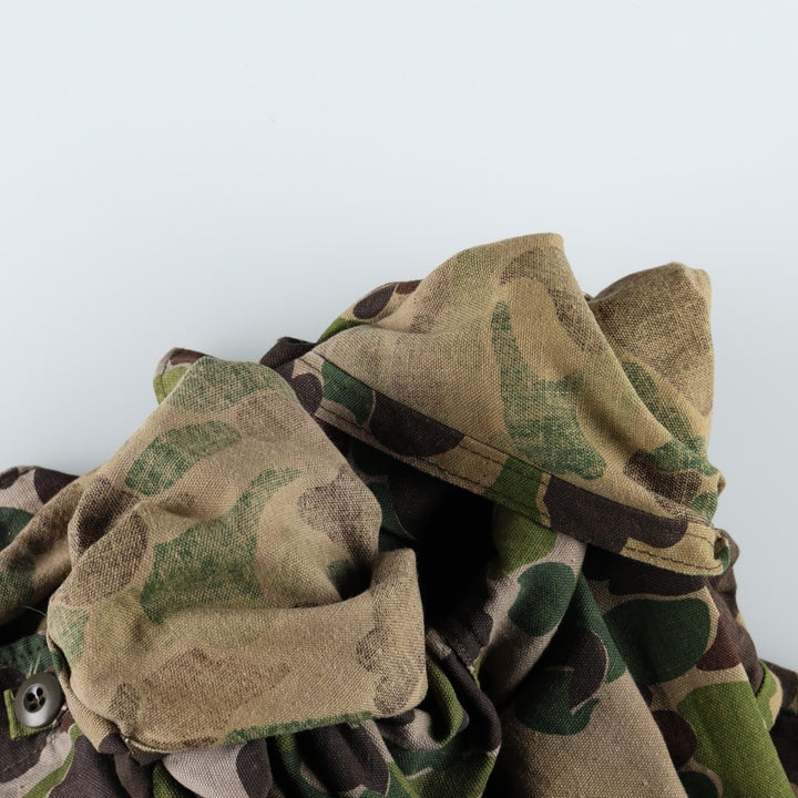 70'S Big Size Civilian RANGER Camouflage Pattern Duck Hunter Camo Military Baker Pants Men's W42 Equivalent Vintage cotton brown type Vintage Second Hand