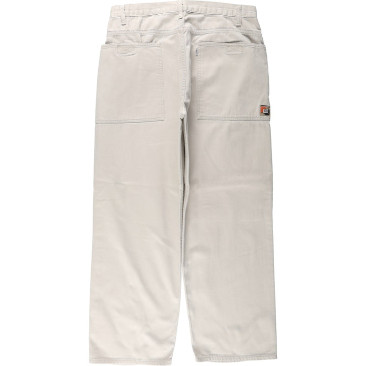 1990'S Levi's Silver Tab L2 Cotton Pants, Men's Size W36 (approx.), Vintage cotton Beige type Vintage Second Hand
