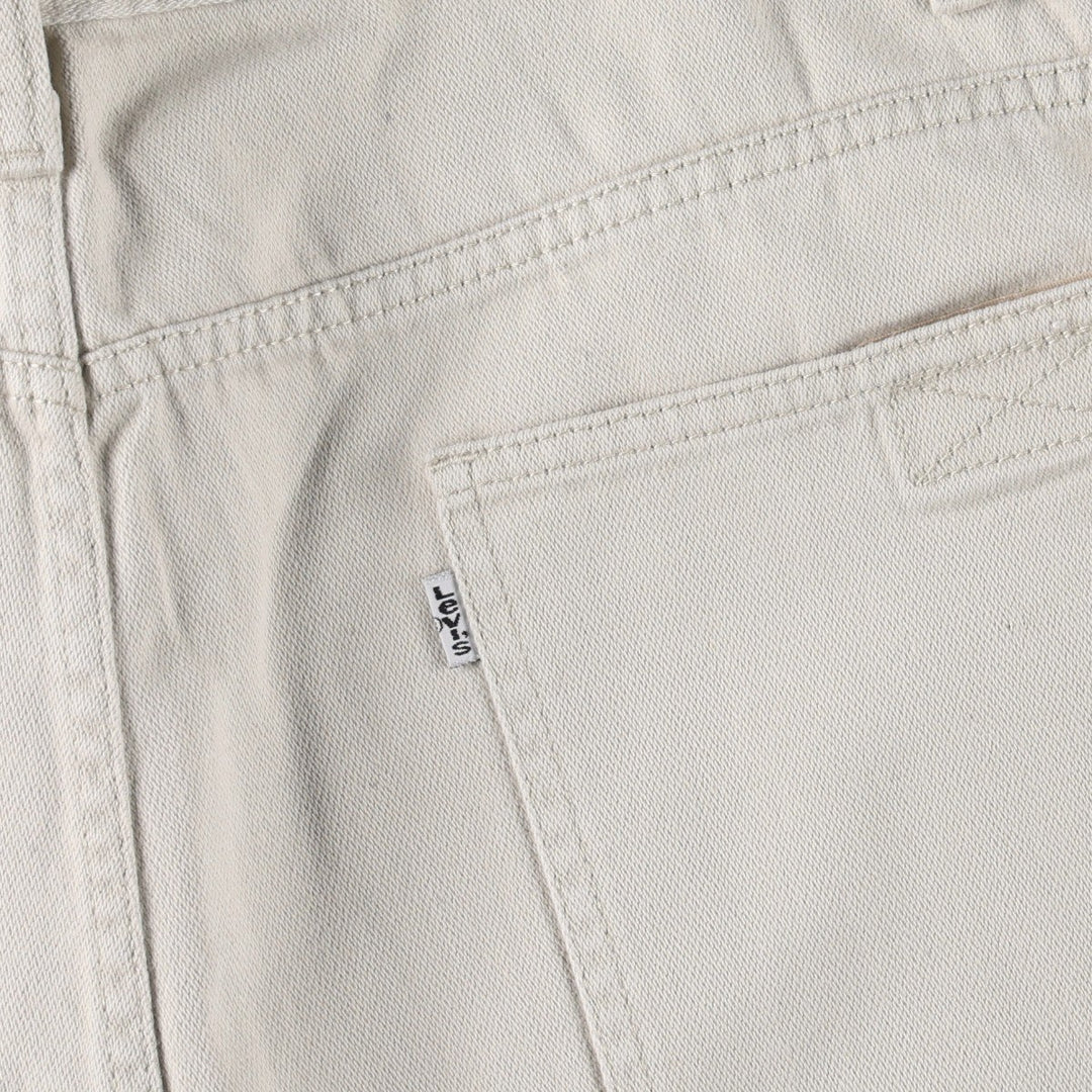 1990'S Levi's Silver Tab L2 Cotton Pants, Men's Size W36 (approx.), Vintage cotton Beige type Vintage Second Hand
