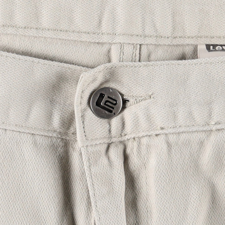 1990'S Levi's Silver Tab L2 Cotton Pants, Men's Size W36 (approx.), Vintage cotton Beige type Vintage Second Hand