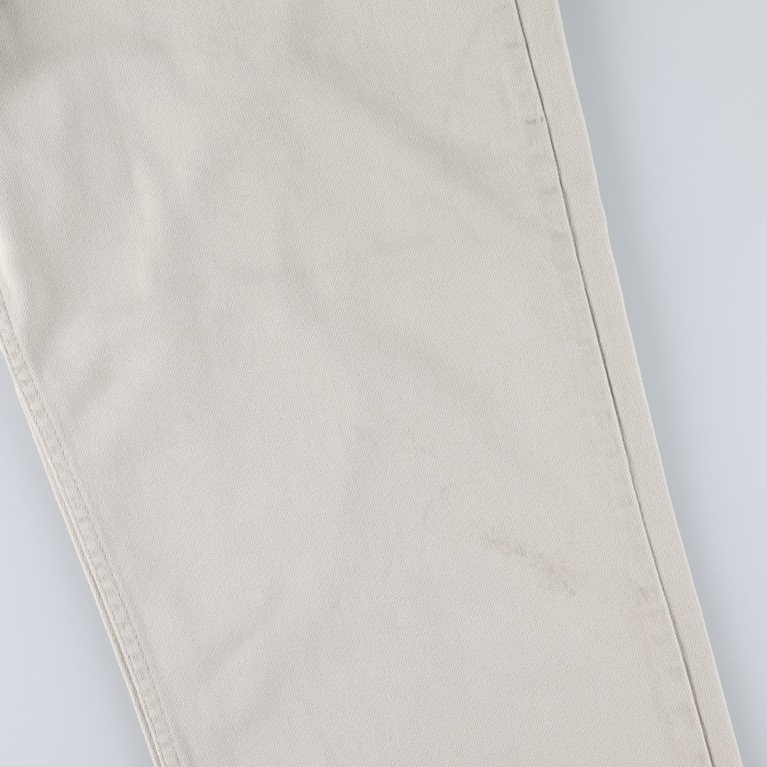 1990'S Levi's Silver Tab L2 Cotton Pants, Men's Size W36 (approx.), Vintage cotton Beige type Vintage Second Hand