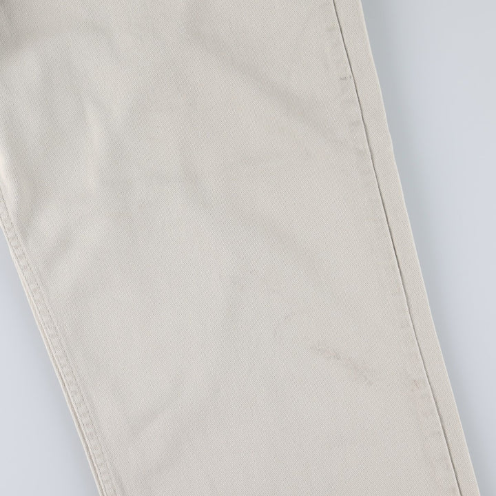1990'S Levi's Silver Tab L2 Cotton Pants, Men's Size W36 (approx.), Vintage cotton Beige type Vintage Second Hand