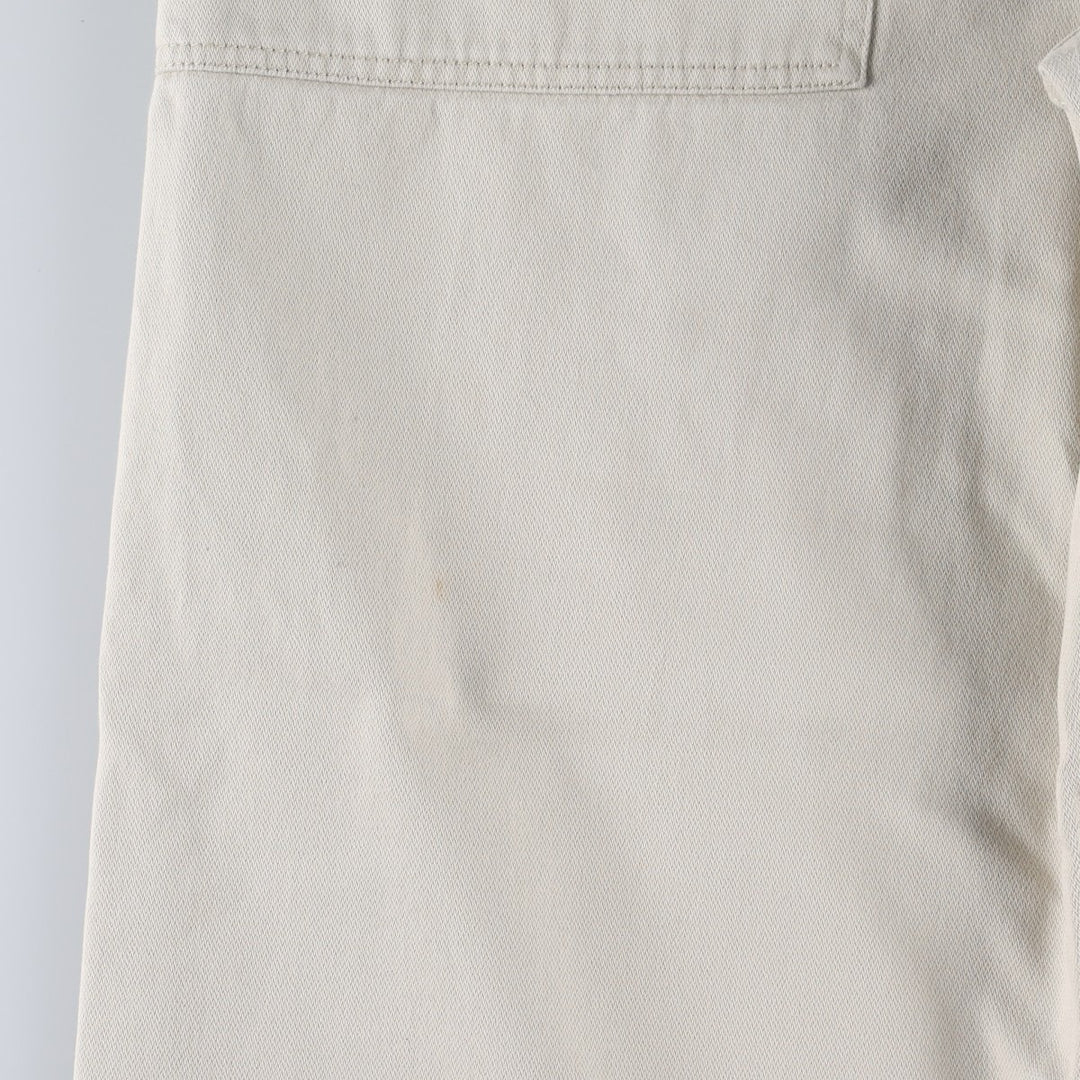 1990'S Levi's Silver Tab L2 Cotton Pants, Men's Size W36 (approx.), Vintage cotton Beige type Vintage Second Hand