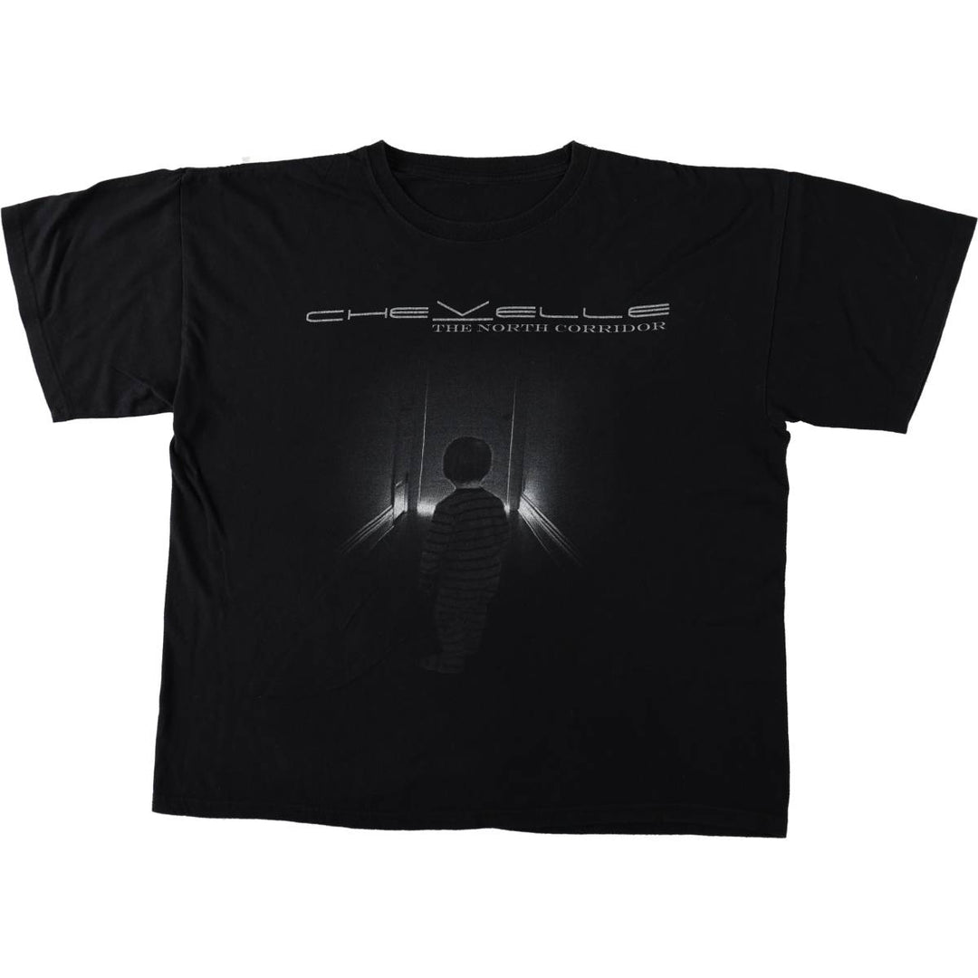 CHEVELLE Printed Band T-Shirt, Band Tee, Ambiguous, Men's XL equivalent, Crew Neck, Short Sleeve, Rock unclear black type Vintage Second Hand